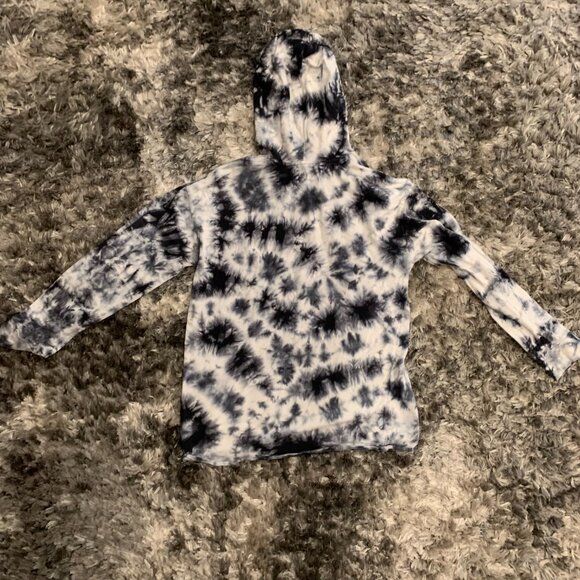 PacSun Blue/white Tie Dye Hoodie Long Sleeves. Men’s Medium - Picture 3 of 3